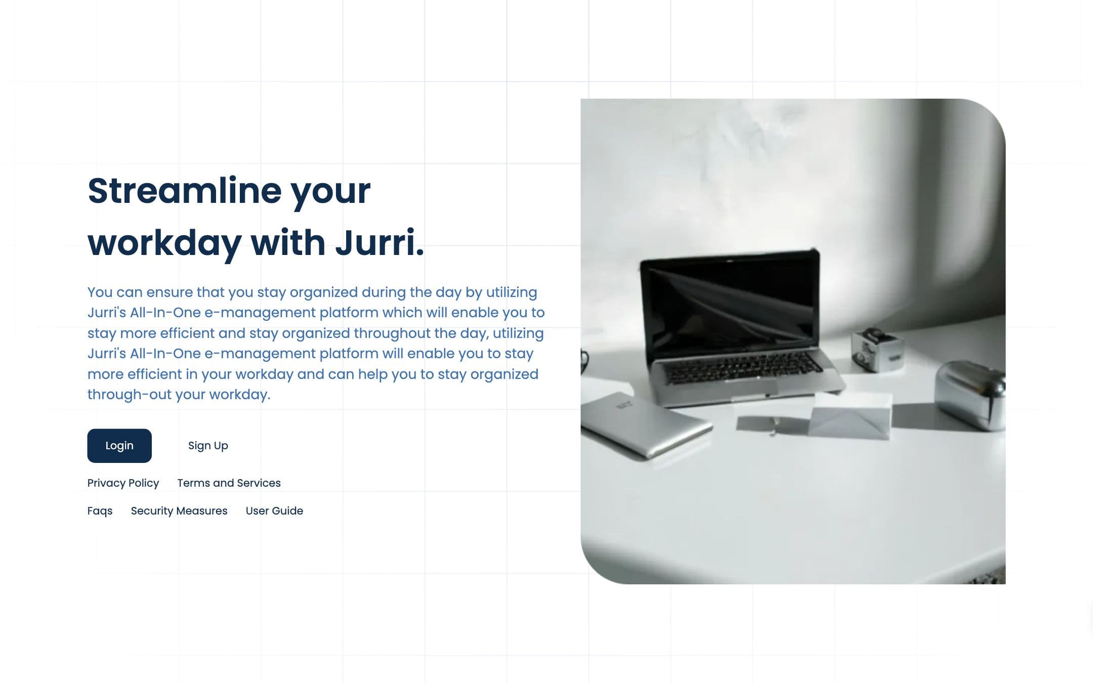 Jurri product screenshot